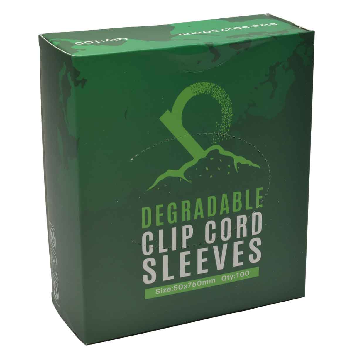 Bio-degradable Clip Cord Sleeve 50mm x 750mm - 100 pcs - Image 3
