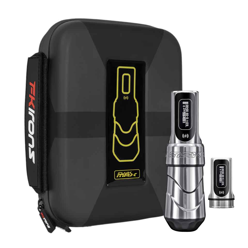 FK Irons Flux Max with 2 PowerBolts 2.0 Tattoo Machine - Image 5