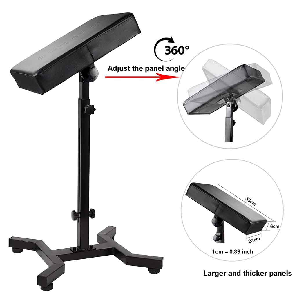 Tattoo Arm Rest V2 - Black - Image 5