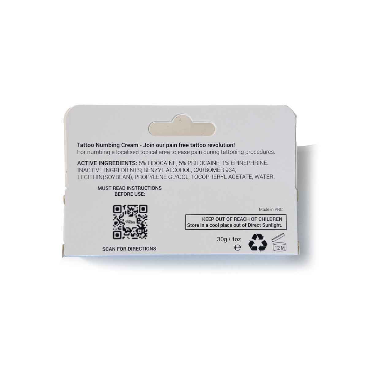 Tattoo Numbing Cream Co. 10g Tube - Image 3